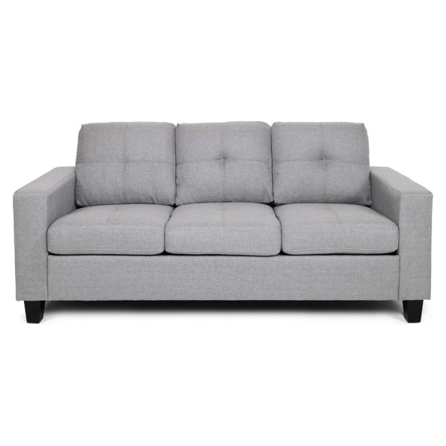 Viviana Three Seater Sofa with Wood Legs