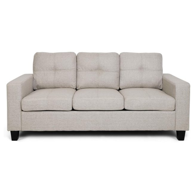 Viviana Three Seater Sofa with Wood Legs