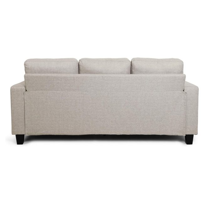 Viviana Three Seater Sofa with Wood Legs