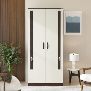 Andrie Engineered Wood 2 Door Wardrobe