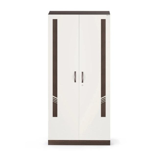 Andrie Engineered Wood 2 Door Wardrobe