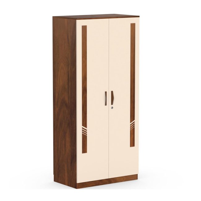 Andrie Engineered Wood 2 Door Wardrobe