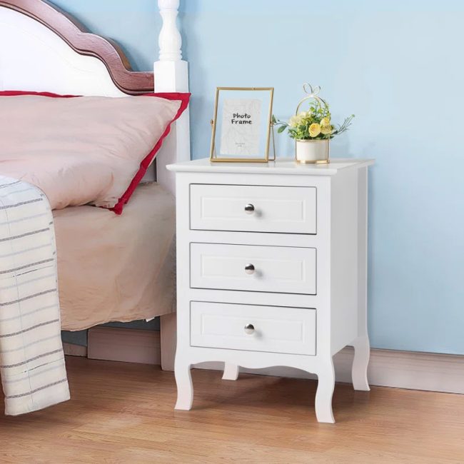 Belamy 3 Drawers Nightstand