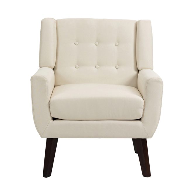 Button Tufted Modern Accent Chair Armchair