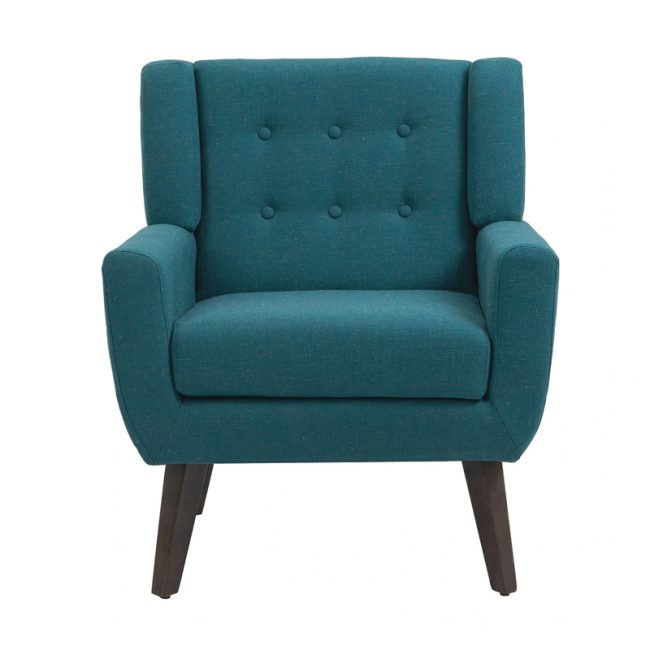 Button Tufted Modern Accent Chair Armchair