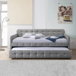 Button Tufted Upholstered Daybed Get it today