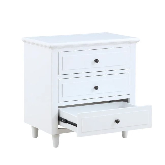 Classic Design 3 Drawers Nightstand