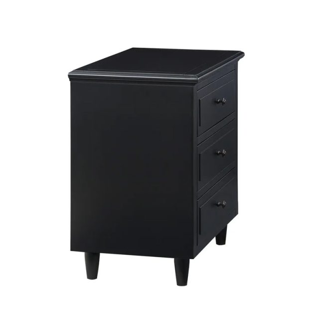 Classic Design 3 Drawers Nightstand