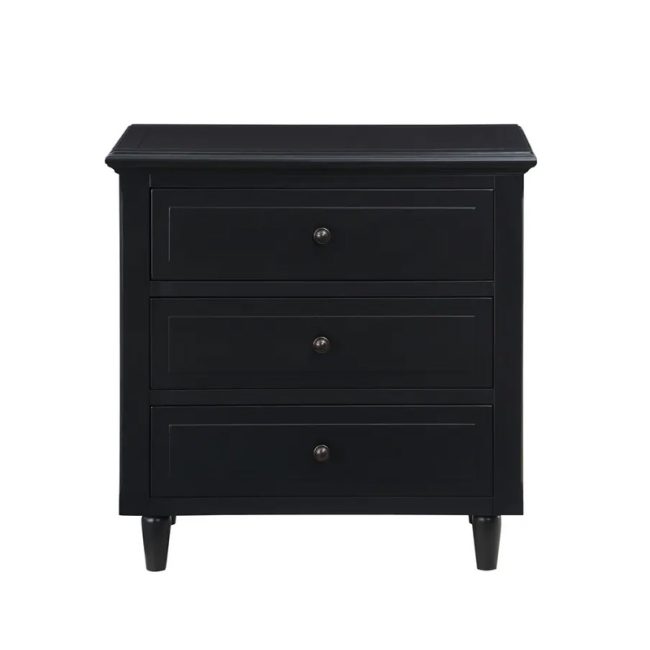 Classic Design 3 Drawers Nightstand