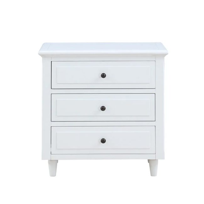 Classic Design 3 Drawers Nightstand