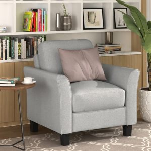 Buy now Classic Design Fabric Upholstered Armchair