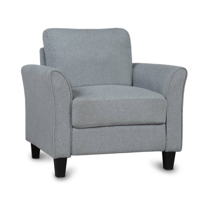 Classic Design Fabric Upholstered Armchair