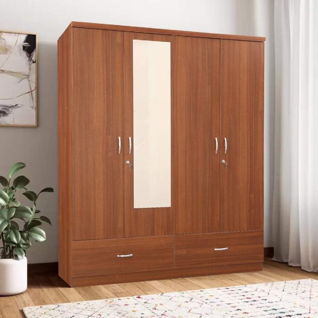 Contemporary Designs Four Door Wardrobe