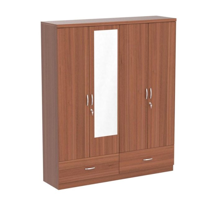 Contemporary Designs Four Door Wardrobe