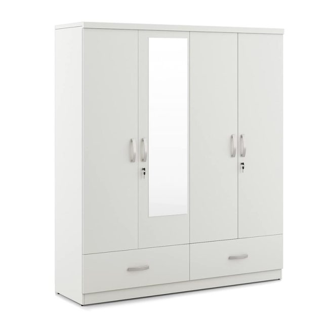 Contemporary Designs Four Door Wardrobe