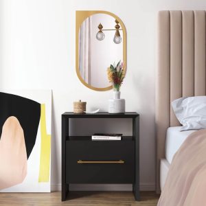 Contemporary Libre Black Nightstands