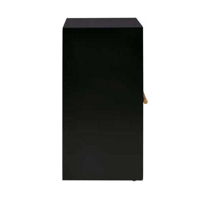 Contemporary Libre Black Nightstand