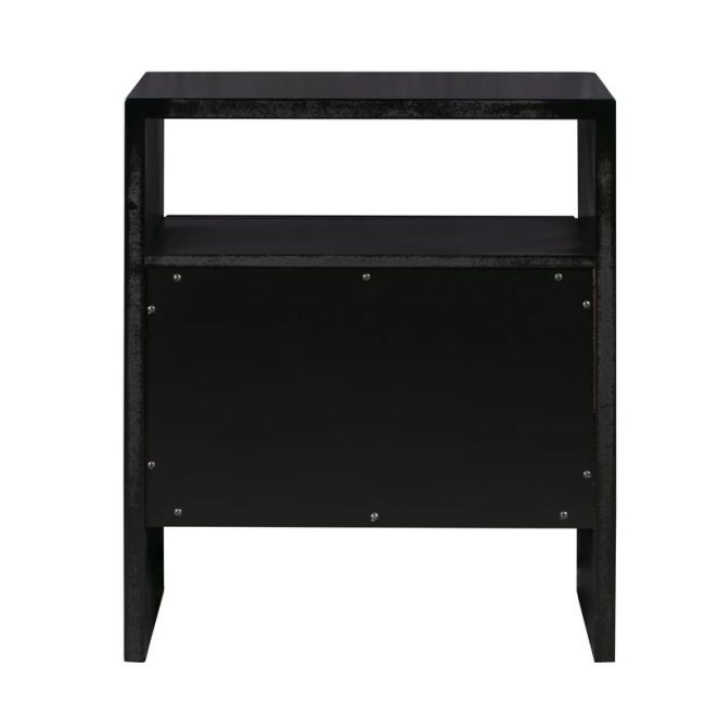 Contemporary Libre Black Nightstand