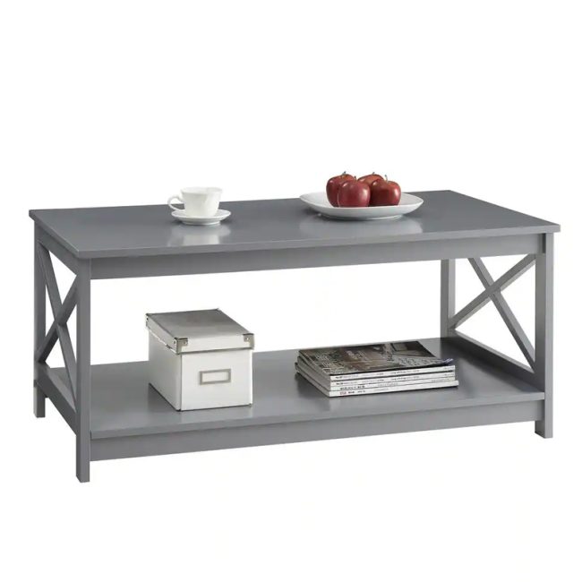 Convenience Concepts Oxford Coffee Table with Shelf