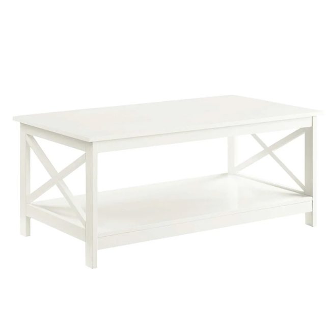 Convenience Concepts Oxford Coffee Table with Shelf