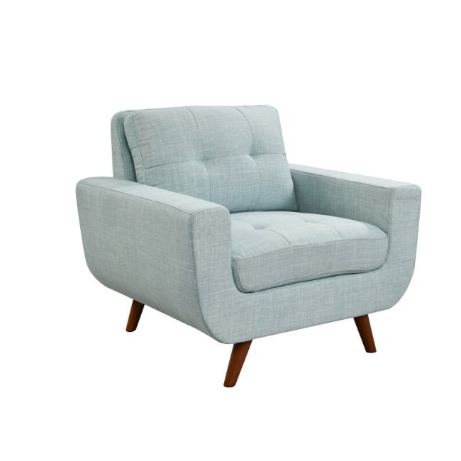 Elegant Button Tufted Accent Chair