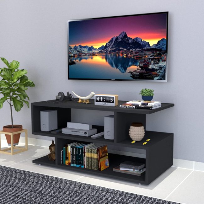 Elegant Engineered Wood TV Entertainment Unit