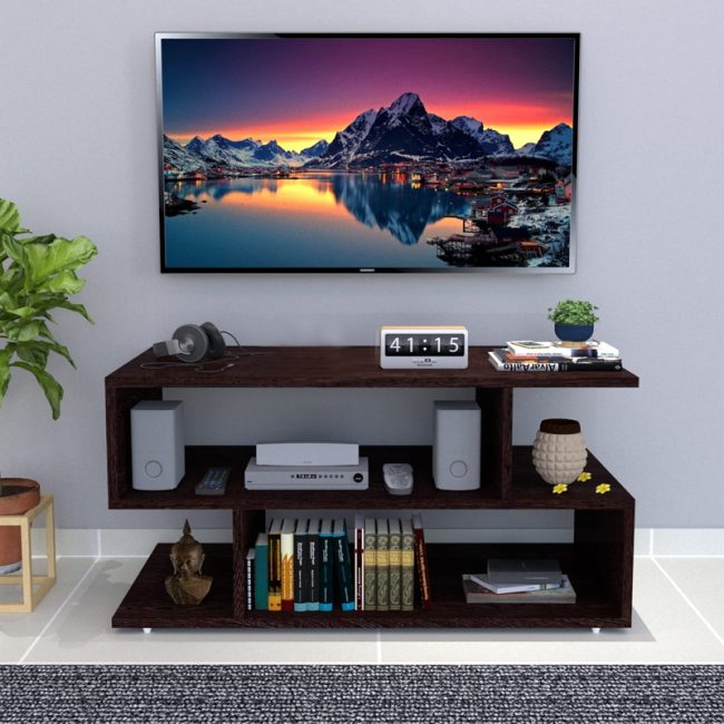 Elegant Engineered Wood TV Entertainment Unit