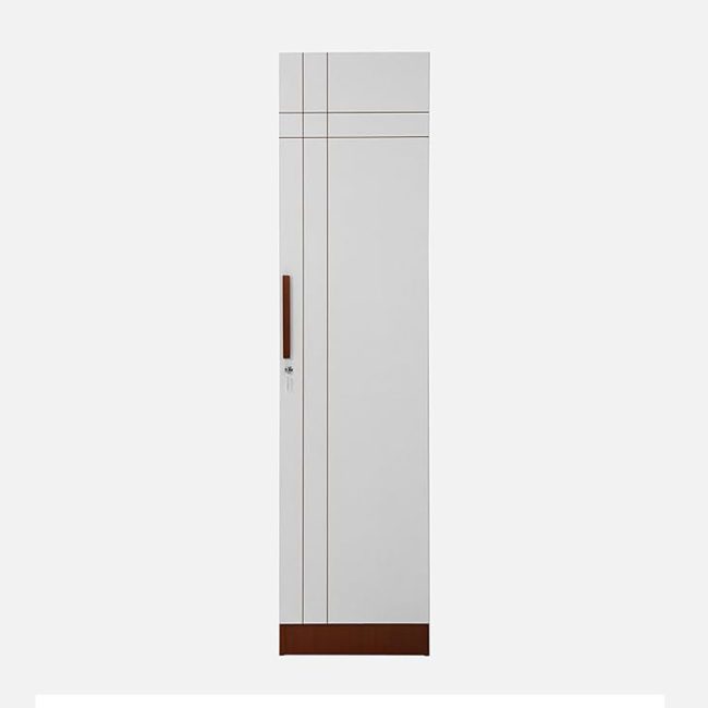 FSM 1 Door Wardrobe White Finish