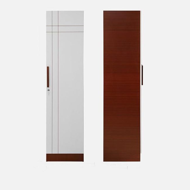 FSM 1 Door Wardrobe White Finish