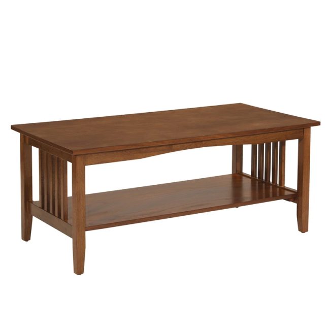 FSM Clifton Mission Medium Brown Finish Coffee Table