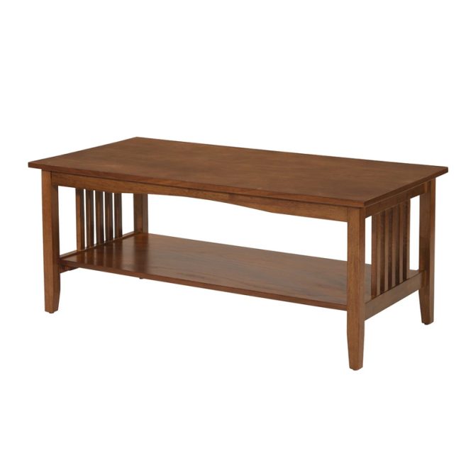 FSM Clifton Mission Medium Brown Finish Coffee Table