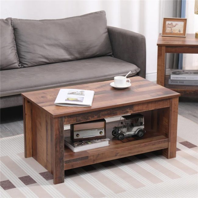 FSM Wiegand Center Table with Storage