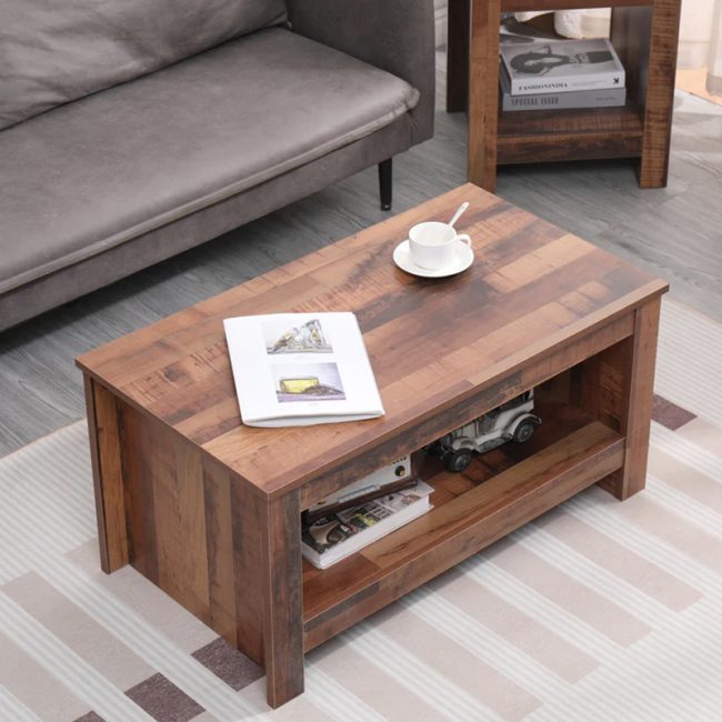 FSM Wiegand Center Table with Storage