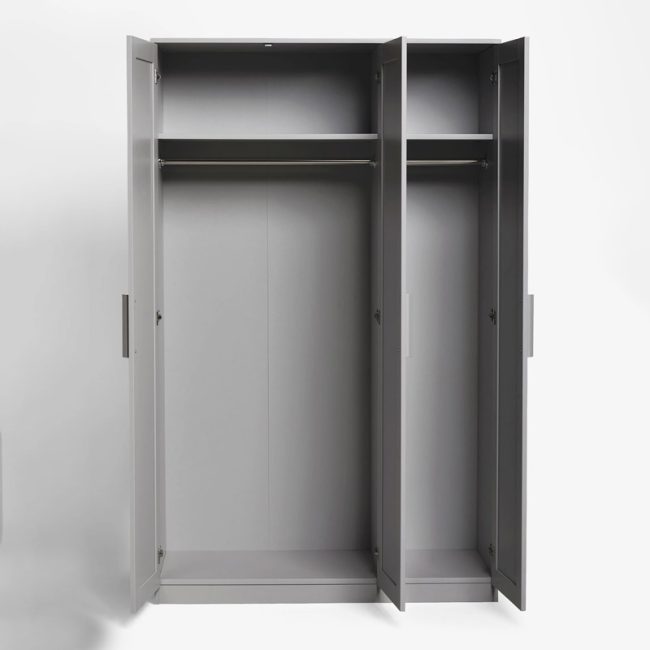 Flynn 3 Door Wardrobe with Mirror