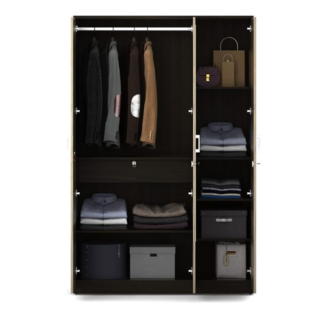 Helios Lawrence Three Door Wardrobe