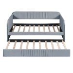 High-Quality Upholstered Daybed with Trundle