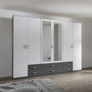 High-capacity 6 Door Wardrobes