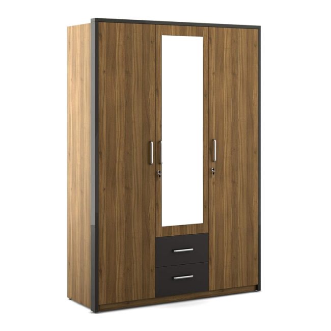 Home Centre Quadro Three Door Wardrobe