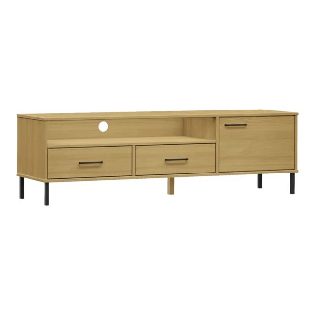 Latoshia Modern TV Unit in Oak