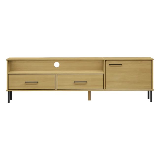 Latoshia Modern TV Unit in Oak