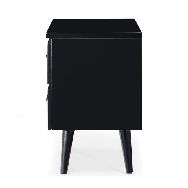 Lennox Mid-Century 2 Drawers Nightstand