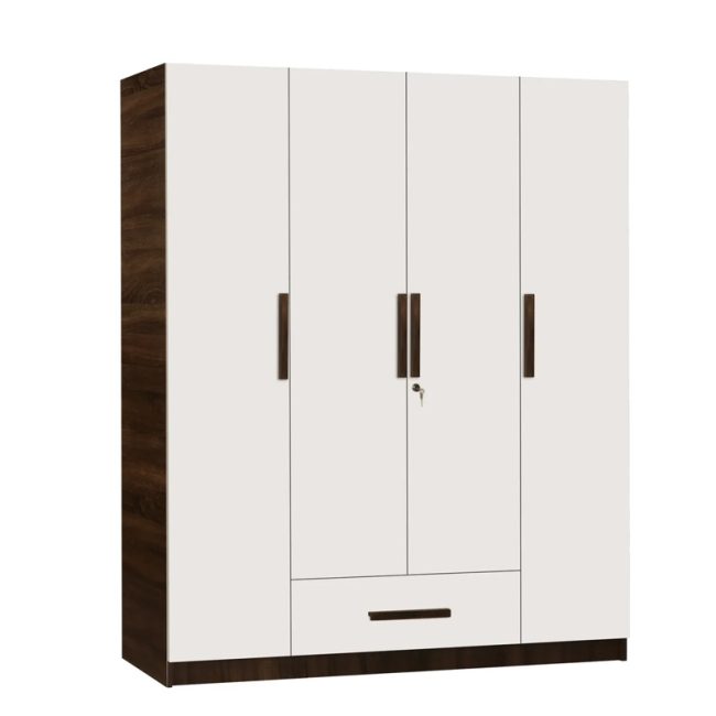 Luxury Design 4 Door Wardrobe with Mirror