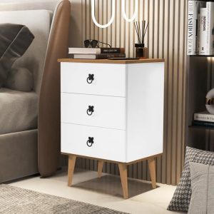 Buy now 3 Drawers Nightstand