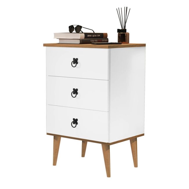 Madrid 3 Drawers Nightstand