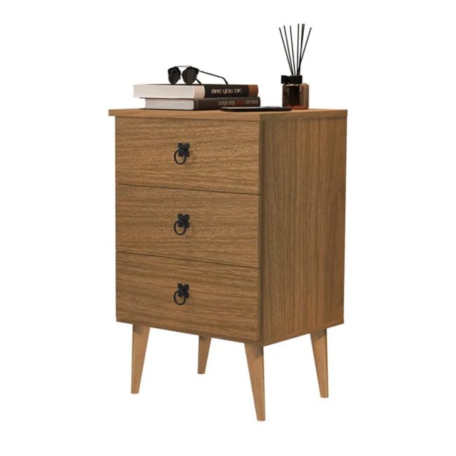 Madrid 3 Drawers Nightstand