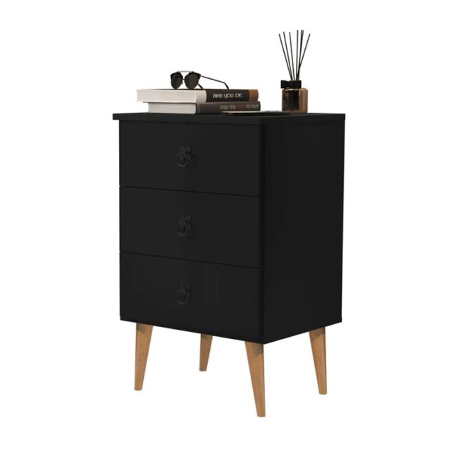 Madrid 3 Drawers Nightstand