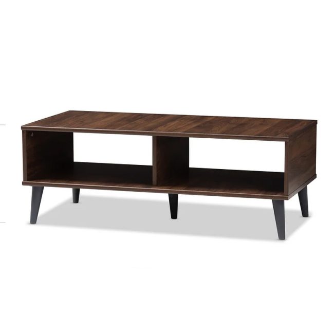 Mid-Century Modern Brown Coffee Table