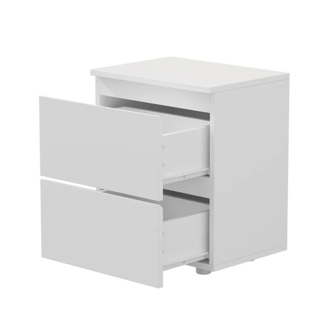 Minimalist Bedside 2 Drawer Nightstand