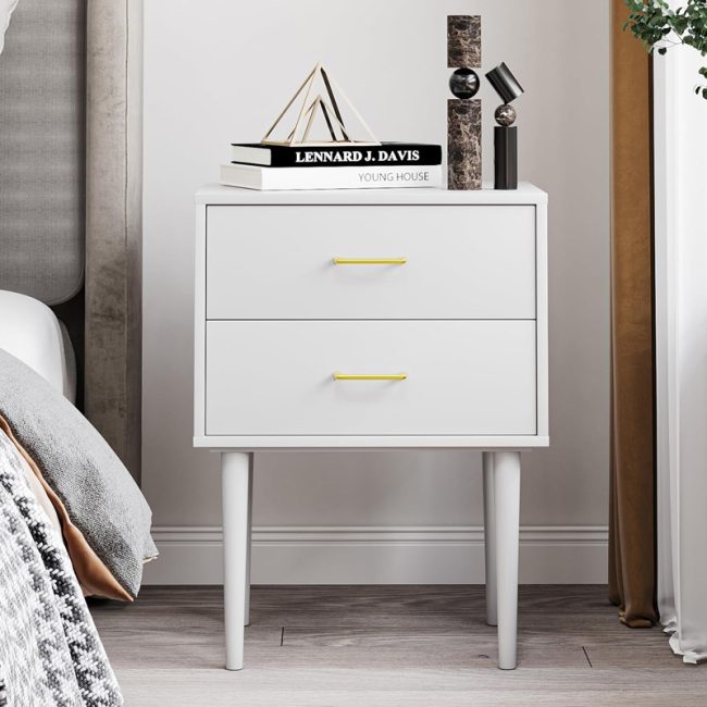 Modern Black Night Stands for Bedroom