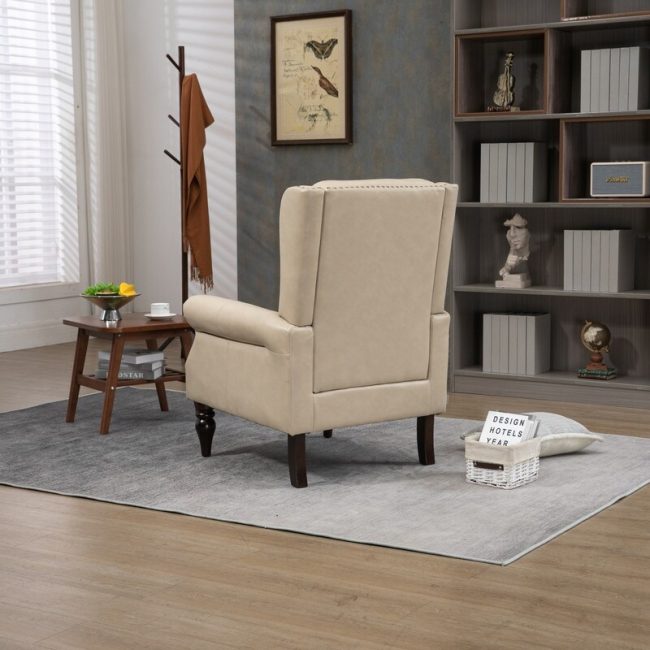 Modern Curved Lounge Accent Chair